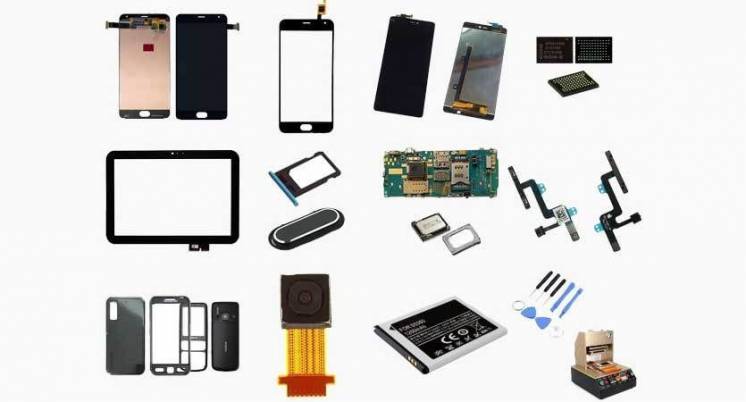 Запчасти и дисплейные модули на смартфоны и планшеты в «Vibroplus»
